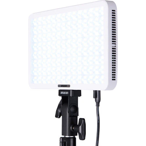 Aputure Amaran Pano 60c 2xLight 60W RGB-WW LED Constant Light Kit with Stands (White) - Image 4