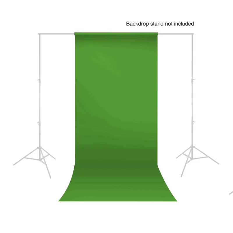Colortone 1.38x11m High-Quality Paper Backdrop Tech Green 5446 - Image 3
