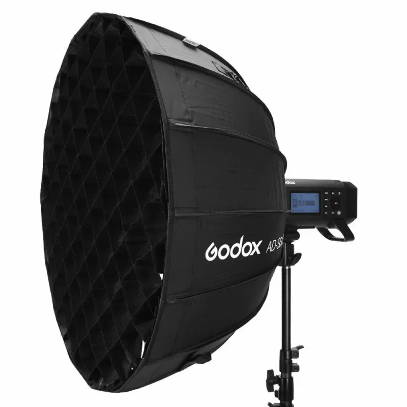 Godox AD-S65S Silver 65cm Folding Softbox Beauty Dish with Grid (Godox Native Mount) - Image 12