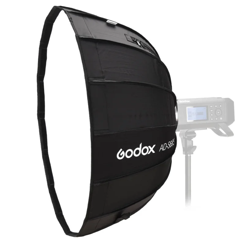 Godox AD-S65S Silver 65cm Folding Softbox Beauty Dish with Grid (Godox Native Mount) - Image 3