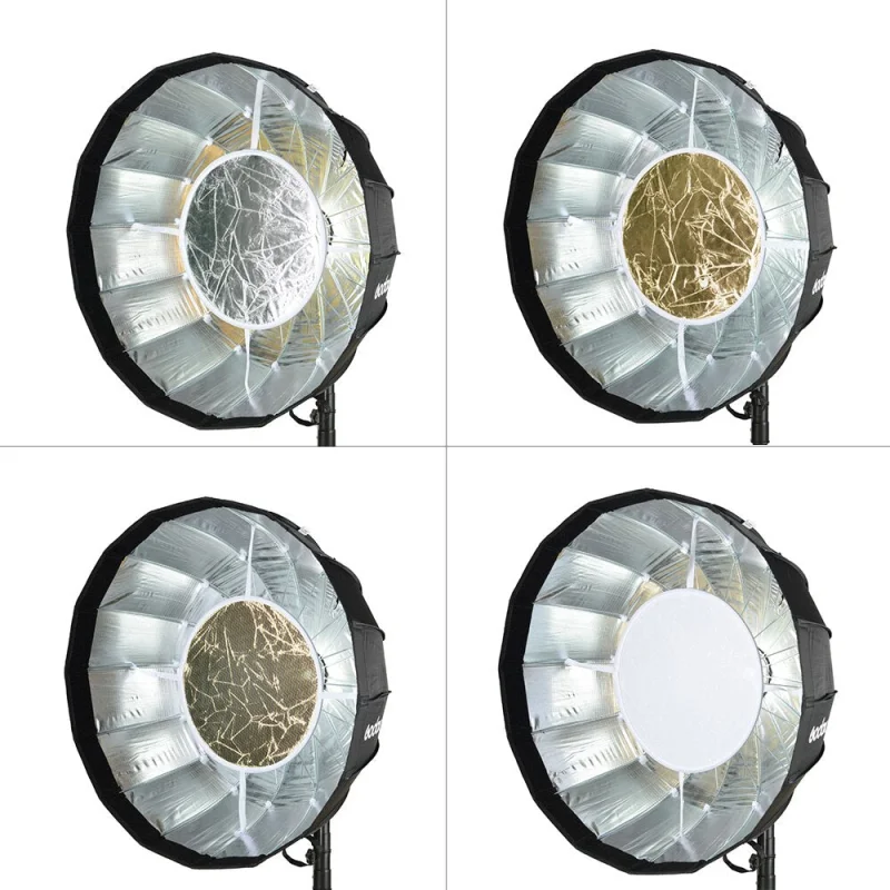 Godox AD-S65S Silver 65cm Folding Softbox Beauty Dish with Grid (Godox Native Mount) - Image 4