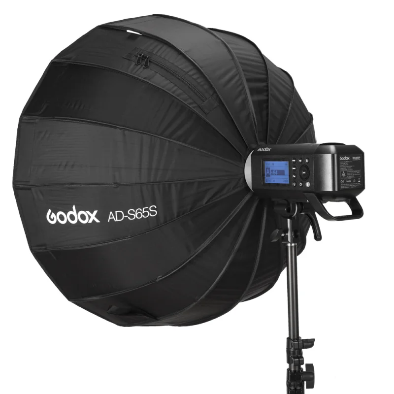 Godox AD-S65S Silver 65cm Folding Softbox Beauty Dish with Grid (Godox Native Mount) - Image 7