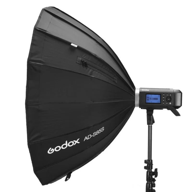 Godox AD-S85S Silver 85cm Folding Softbox Beauty Dish with Grid (Godox Native Mount) - Image 17