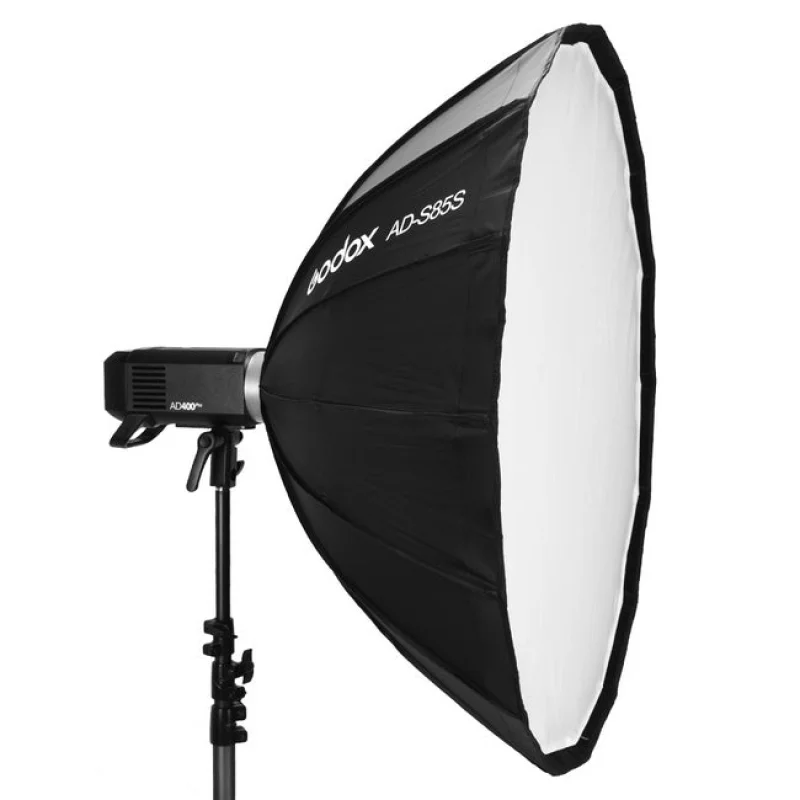 Godox AD-S85S Silver 85cm Folding Softbox Beauty Dish with Grid (Godox Native Mount) - Image 19