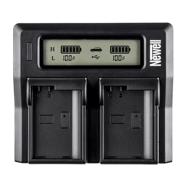 Newell DC-LCD Sony NP-F, NP-FM Two-Channel Dual-Channel Battery Charger - Image 3